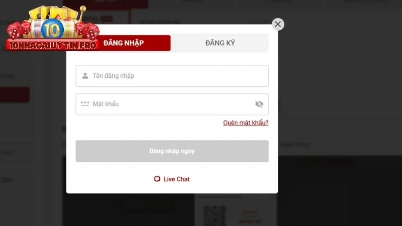 Đăng nhập mibet