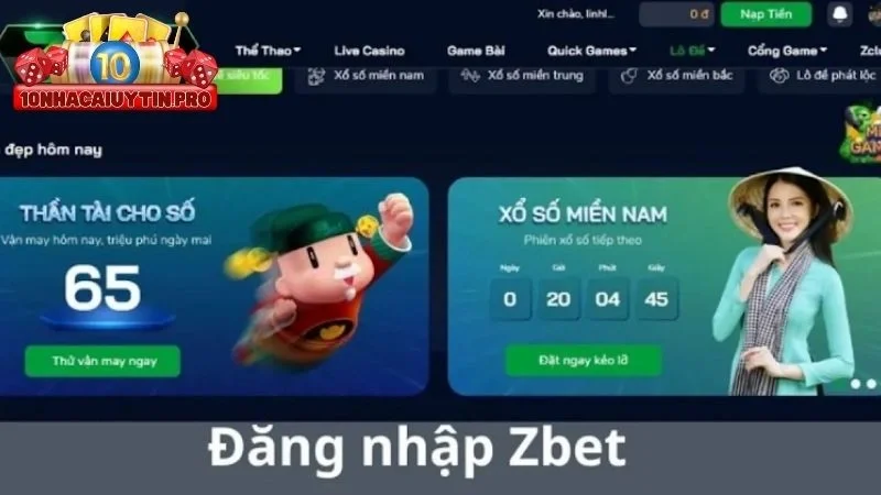 Đăng nhập Zbet